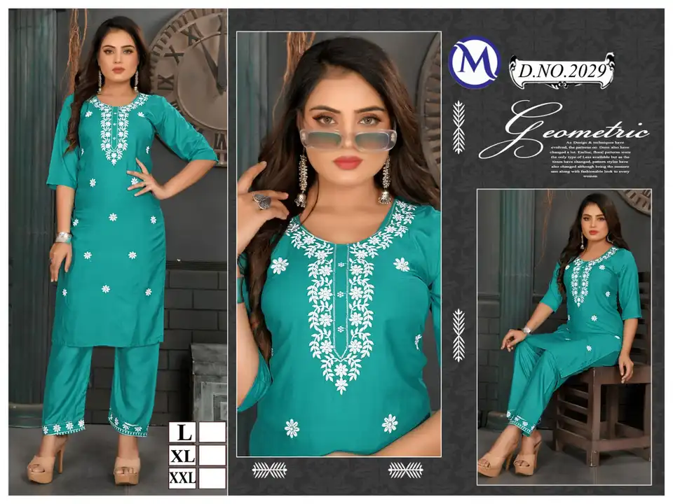 Kurti with pent  uploaded by business on 10/6/2023