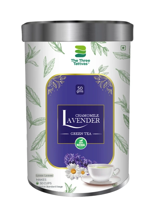 The Three Tattvas Chamomile Lavender 50 Gms tea  uploaded by Sri fortune Global on 10/6/2023