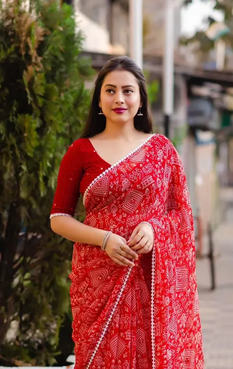 WORLI PRINT SAREE uploaded by business on 10/6/2023