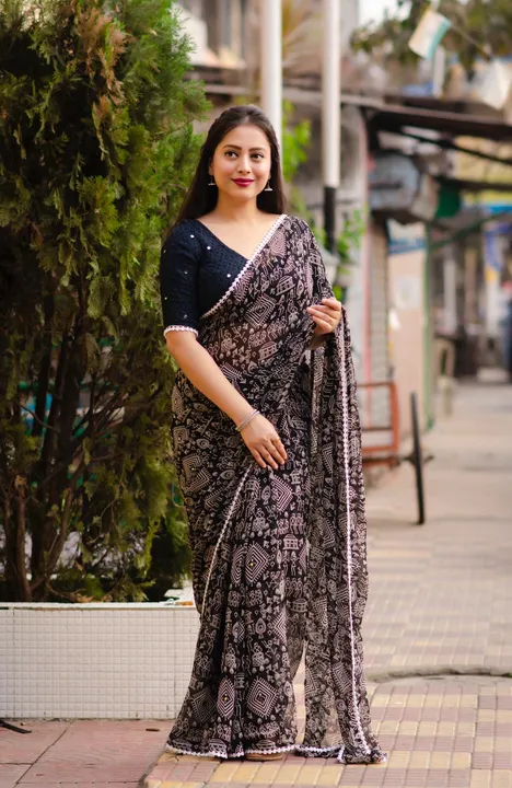 WORLI PRINTED SAREE uploaded by business on 10/6/2023