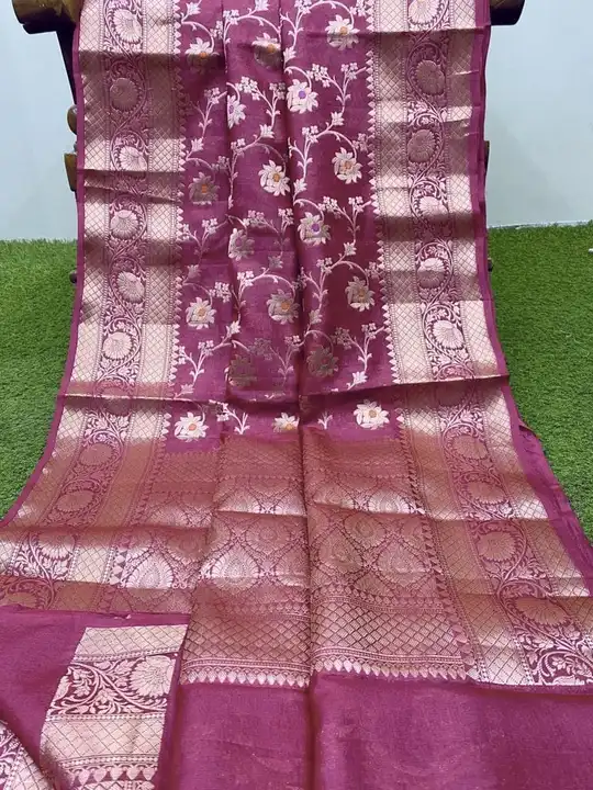 SEMI GEORGETTE BANARASI SAREE  uploaded by S.N.COLLECTIONS  on 10/6/2023