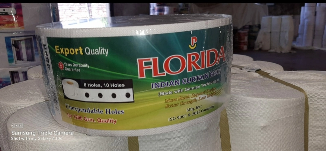 Curtain tape - ( 8 hole , 10 hole or without hole ) available  uploaded by business on 10/6/2023