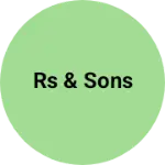 Business logo of Rs & sons