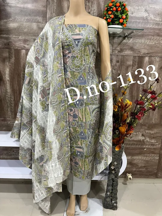 Pure cotton suit with fancy print uploaded by A/N Collection  on 10/6/2023