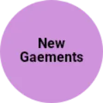 Business logo of New gaements