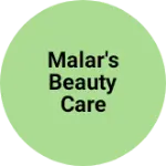 Business logo of Malar's Beauty care