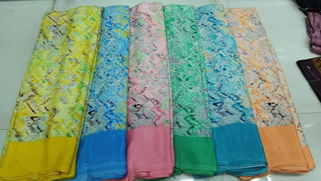 Crape silk uploaded by TEJAS SAREES on 10/7/2023