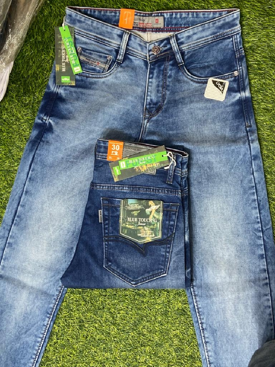 Men's jeans (Cotton+good quality nitting) uploaded by Blue Touch jeans on 10/7/2023