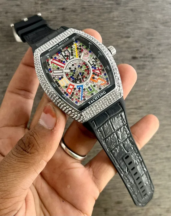 Franck Muller Diamond Watch uploaded by Trendy Watch Co. on 10/7/2023