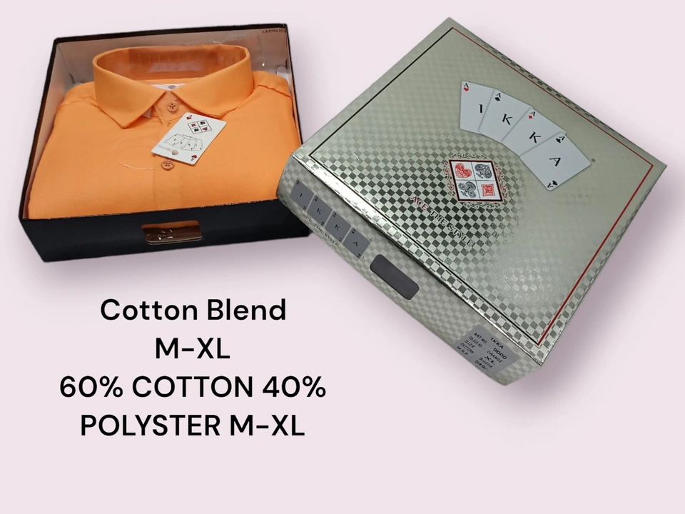 ♦️♣️1KKA♥️♠️ EXCLUSIVE COTTON MIX SOLID BOX PACKING SHIRTS FOR MEN uploaded by Kushal Jeans, Indore on 10/7/2023