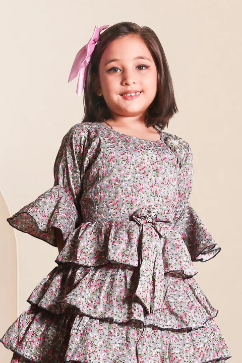Cotton frock and dresses  uploaded by Jasmine kids fashion on 10/7/2023