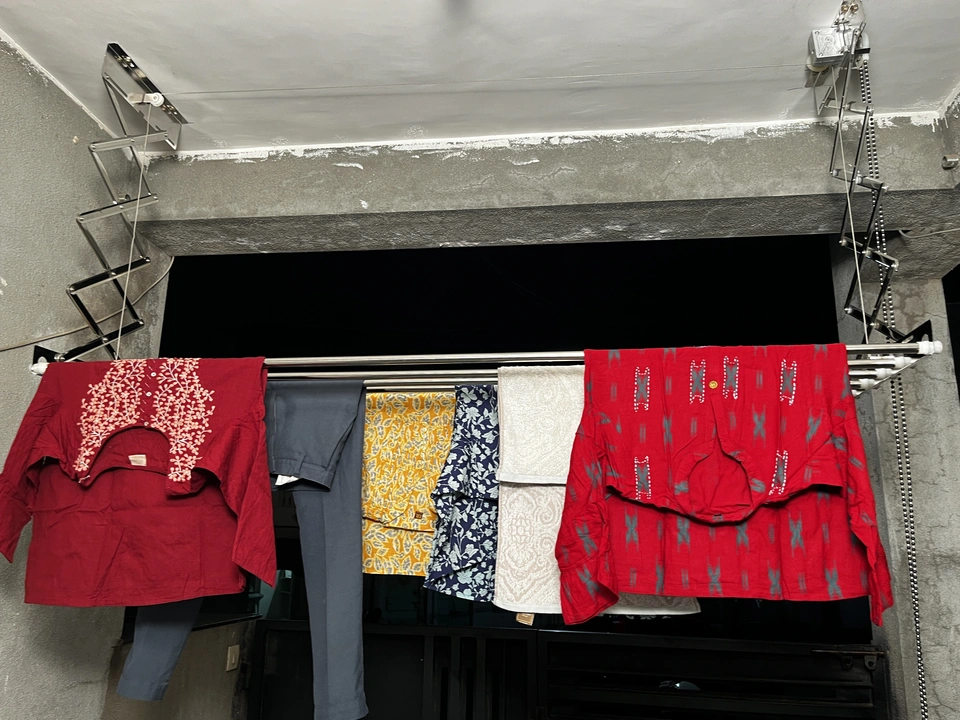 Ceiling Cloths Dryer Hanger With Gear uploaded by Shiva Mart on 10/7/2023
