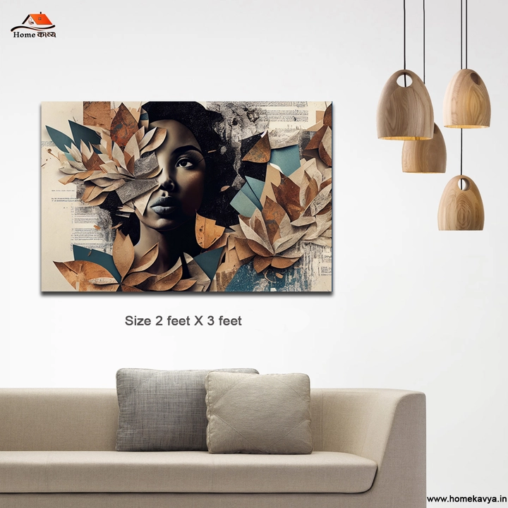 Autumn women digital pronted painting  uploaded by business on 10/7/2023