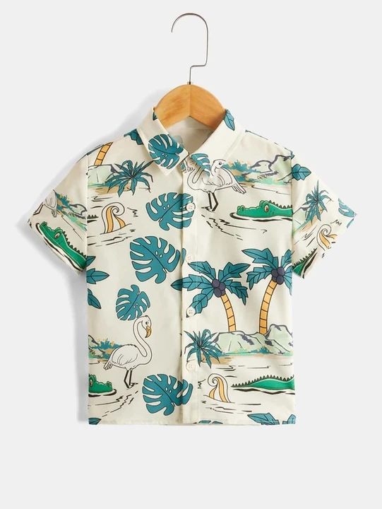 Hawaiian beach shirt uploaded by business on 10/7/2023