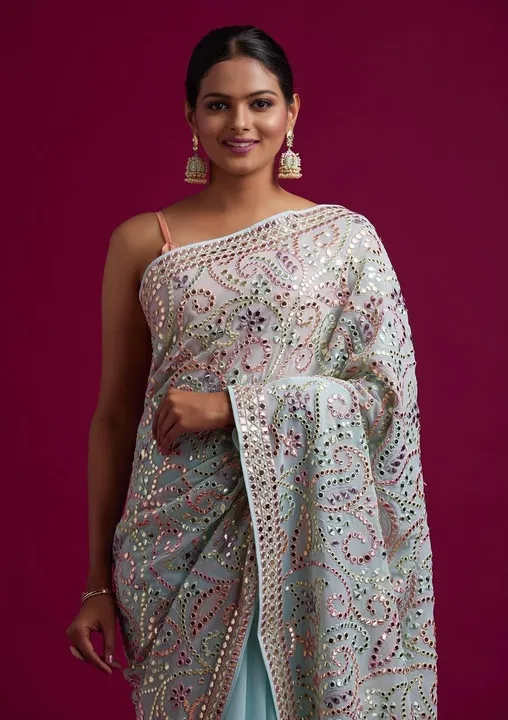 New Arrival 🤩

Wedding Session Collection 🥳

Gotapatti Pure Chinon Designer Full Work Saree Runnin uploaded by Villa outfit on 10/7/2023
