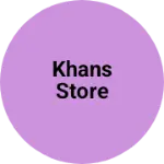 Business logo of Khans store