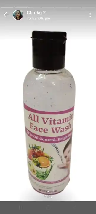 All vitamin face wash  uploaded by business on 10/7/2023