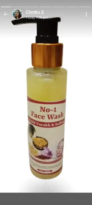 No-1 face wash ( gold varakh & kesar) uploaded by business on 10/7/2023
