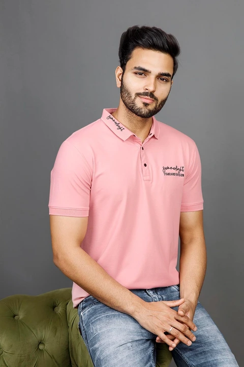 ALLSENSE Men's Fancy Collar T-shirt HS  uploaded by Maharashtra trading company on 10/8/2023