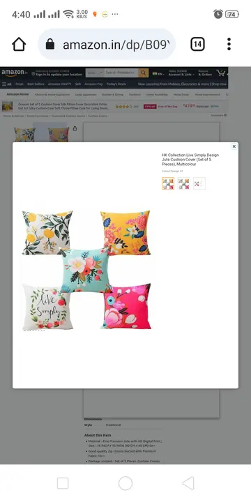 Digital print  uploaded by Cushion cover gallery on 10/8/2023