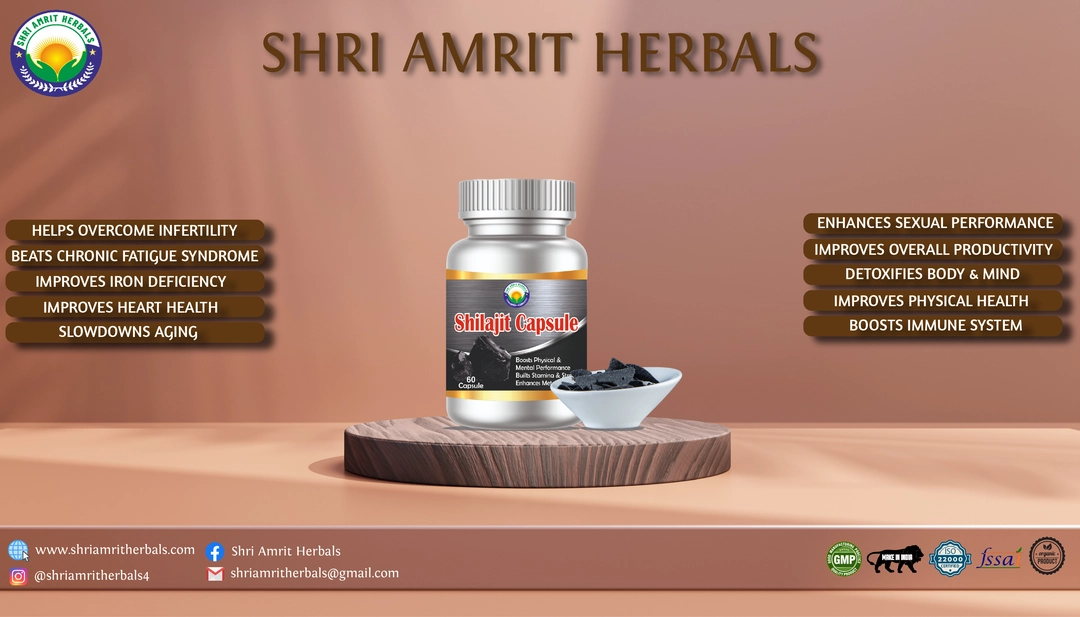 Shilajit gold capsule  uploaded by Shri Amrit herbals on 10/8/2023