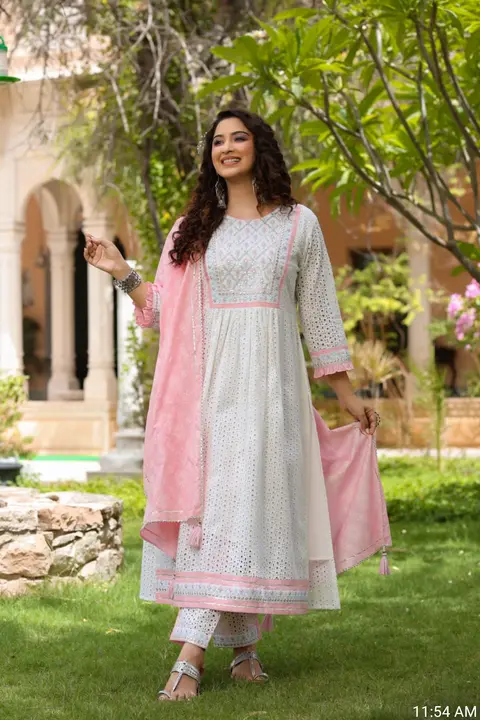 Cotton Kurti pent &Duptta  uploaded by business on 10/8/2023