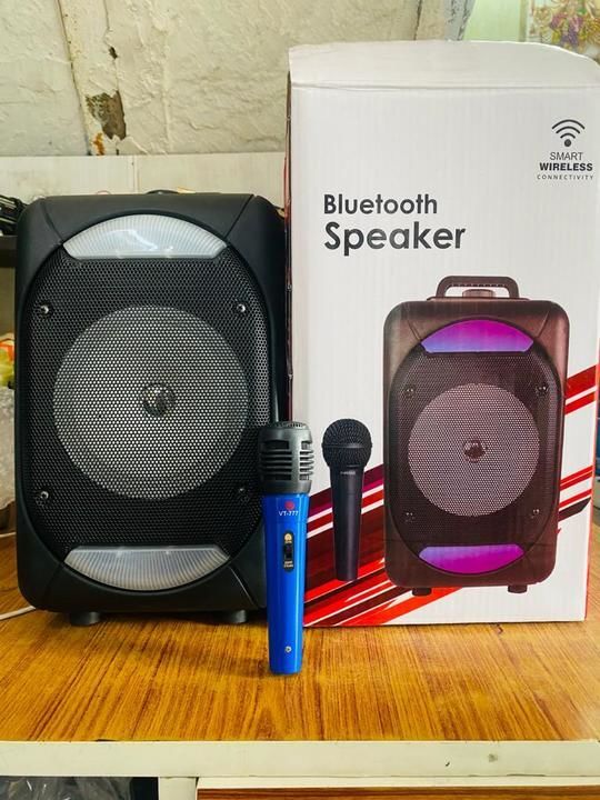 Chargeble Bluetooth portable speaker with mikes  uploaded by business on 3/22/2021