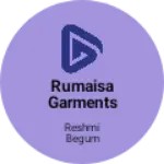 Business logo of Rumaisa garments