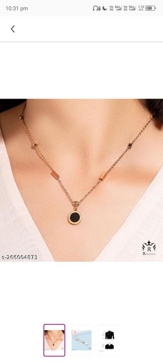 Fency necklace  uploaded by Sotibala jewellers  on 10/8/2023