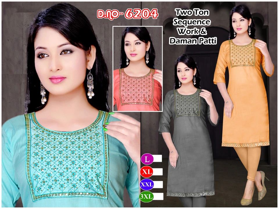 Sequence Work Kurti uploaded by RJ Creation on 10/8/2023