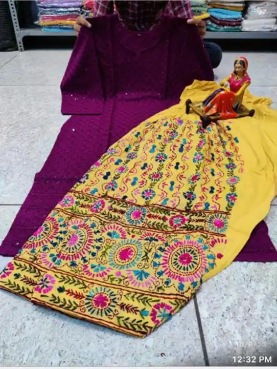 Salwar suit uploaded by Sd Arts on 10/8/2023