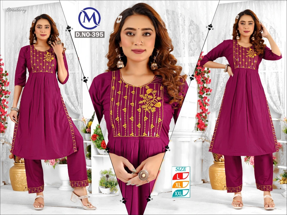 Nyra Cut Kurti with Pant uploaded by RJ Creation on 10/8/2023