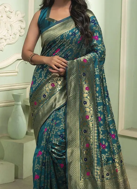Silk saree uploaded by business on 10/8/2023