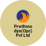Business logo of PRWTHMODYA(OPC) PVT LTD