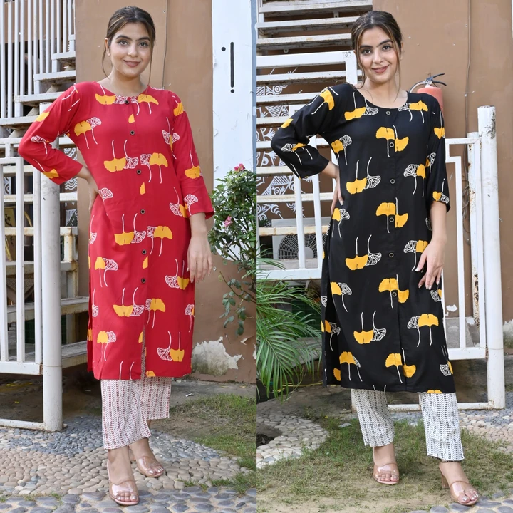 Premium ✨ kurti with bottom  uploaded by LuXuS on 10/8/2023