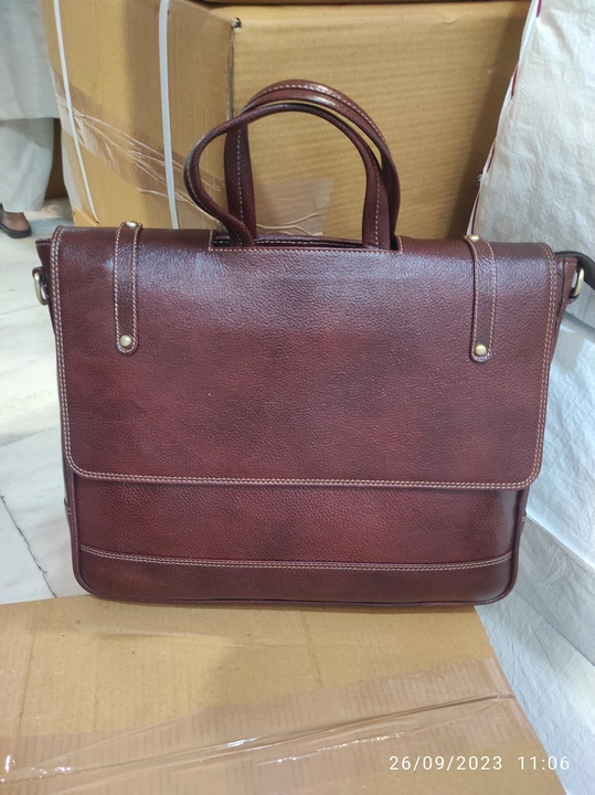 Natural leather Bag uploaded by Danish enterprises on 10/8/2023