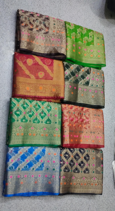 Organza saree  uploaded by business on 10/8/2023
