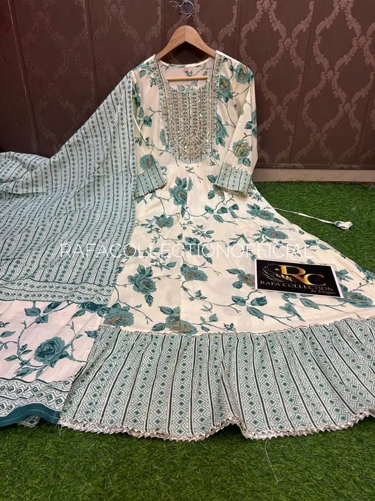 Gown dupatta  uploaded by Ayesha dress collection on 10/8/2023