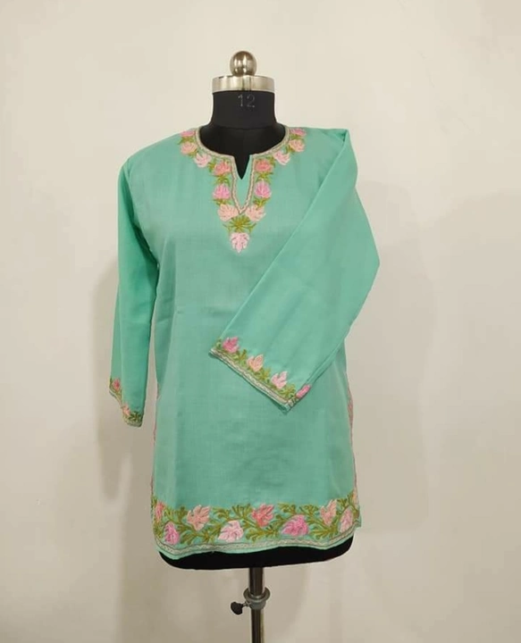 Cotton fabric short kurti  uploaded by Dehqani Bros on 10/9/2023