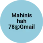 Business logo of mahinishah78@gmail.com