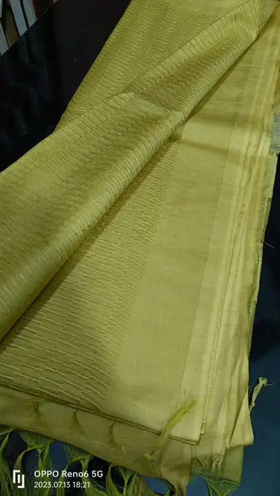 Viscose silk saree uploaded by Farida handloom on 10/9/2023