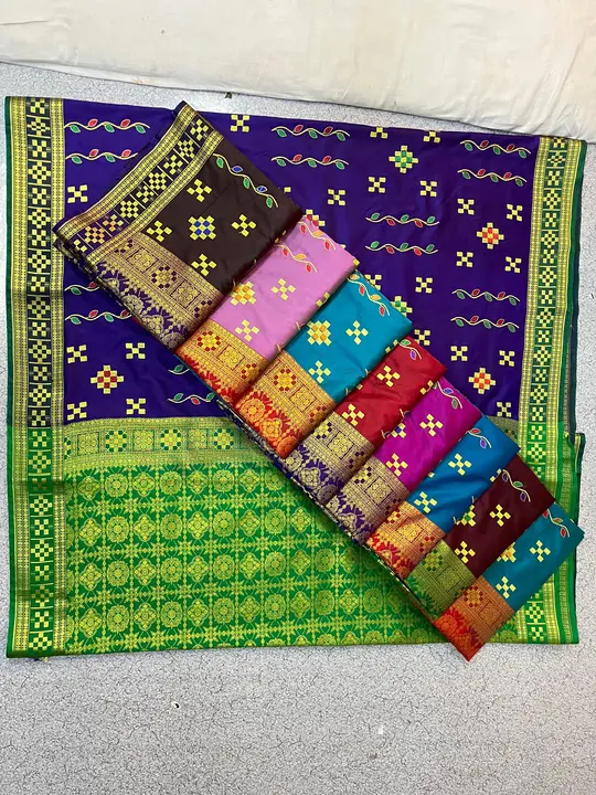 New Patter Full Embroidery with Zari Aanchal Sambalpuri Saree
Full Saree with Blouse
Colour - 8
Set  uploaded by H.A Traders on 10/9/2023