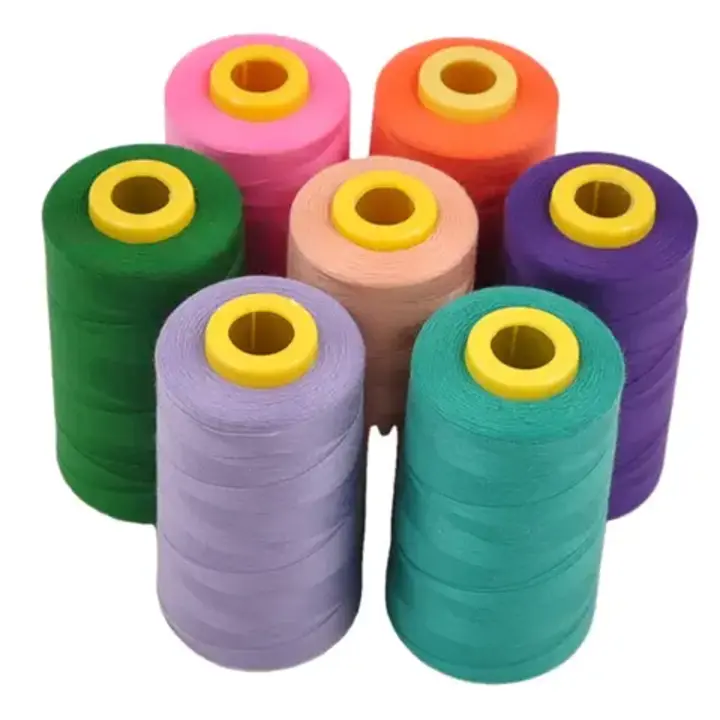 Sweing 2 ply Thread yarn 5000mtr Weight 160g Fast Colours 800 Available  uploaded by Aman Thread on 10/9/2023