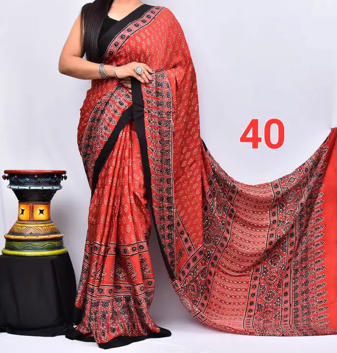 SAREE


AJRAKH HAND BLOCK PRINT NETURAL DYING MODAL SILK SAREE


SIZE 6.5 mt WITH AJRAKH BLOUSE uploaded by business on 10/9/2023