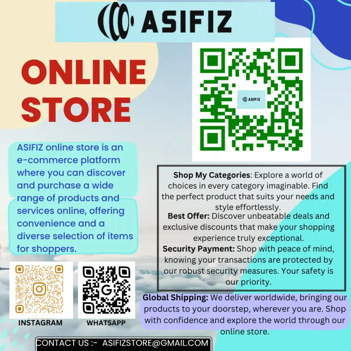 Visiting card store images of ASIFIZ