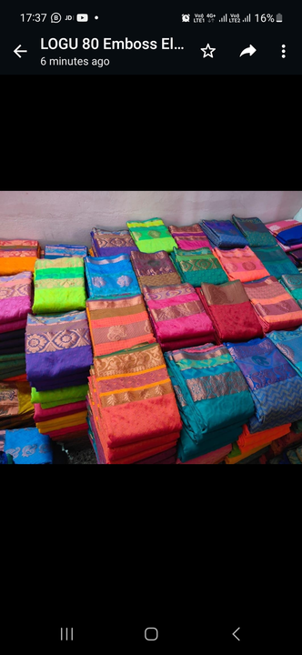 Poontamil sarees  uploaded by business on 10/9/2023
