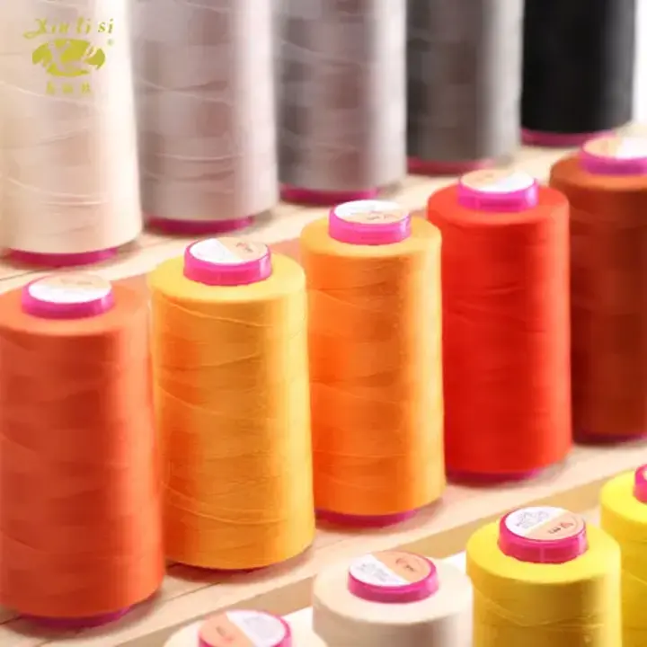 Dyed 5000 Meter 3 Ply White Polyester Sewing Thread at Rs 75/cone in  Faridabad