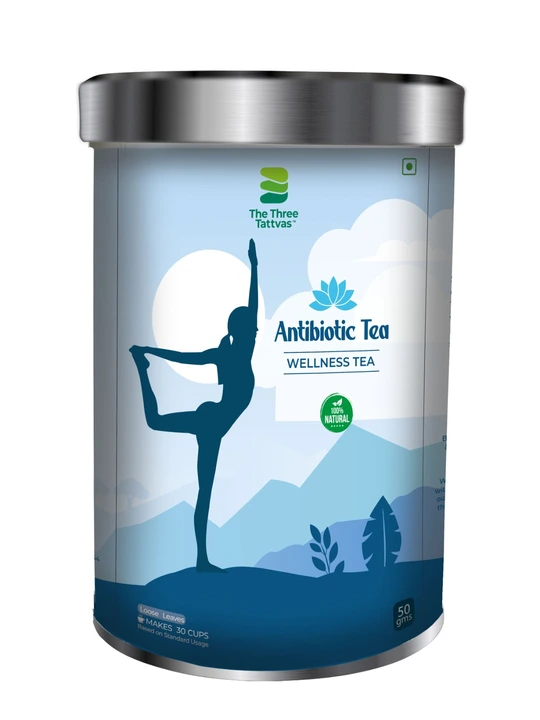 The Three Tattvas Antibiotic Wellness Tea 50 Gms  uploaded by business on 10/9/2023