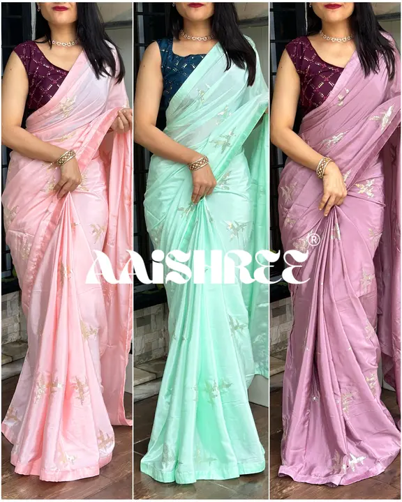 *Design- NAZAKAT*  *Be party ready in this marriage season &  look glamorous with this designer sare uploaded by Marwadi Businessmen on 10/9/2023