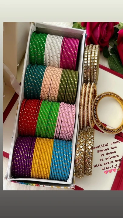 Full box bangles uploaded by business on 10/9/2023